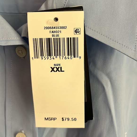 Men’s Button Down Ralph Lauren size XXL baby blue NWT - Picture 3 of 4